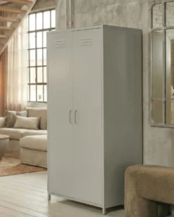 Kontorskab VARNA Metal Lys Beige