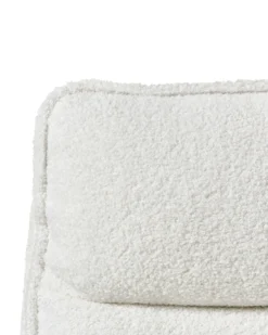 Kontorstol ADDISON Boucle Hvid