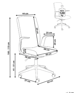 Kontorstol CAPTAIN Beige
