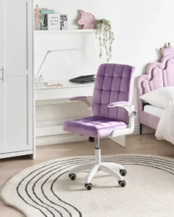 Kontorstol DANDY Velour Lilla