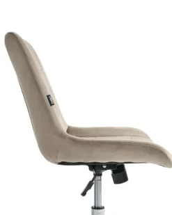 Kontorstol MELROSE Velour Brungrå