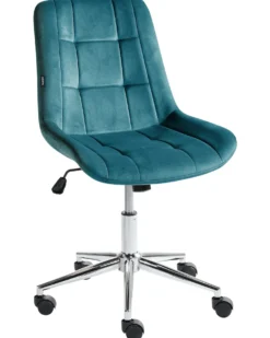 Kontorstol MELROSE Velour Blågrøn