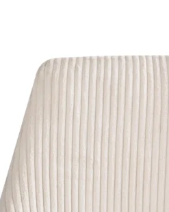 Kontorstol WELLSTON Fløjl Lys Beige