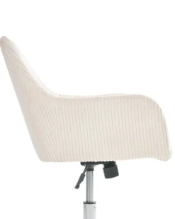 Kontorstol WELLSTON Fløjl Lys Beige
