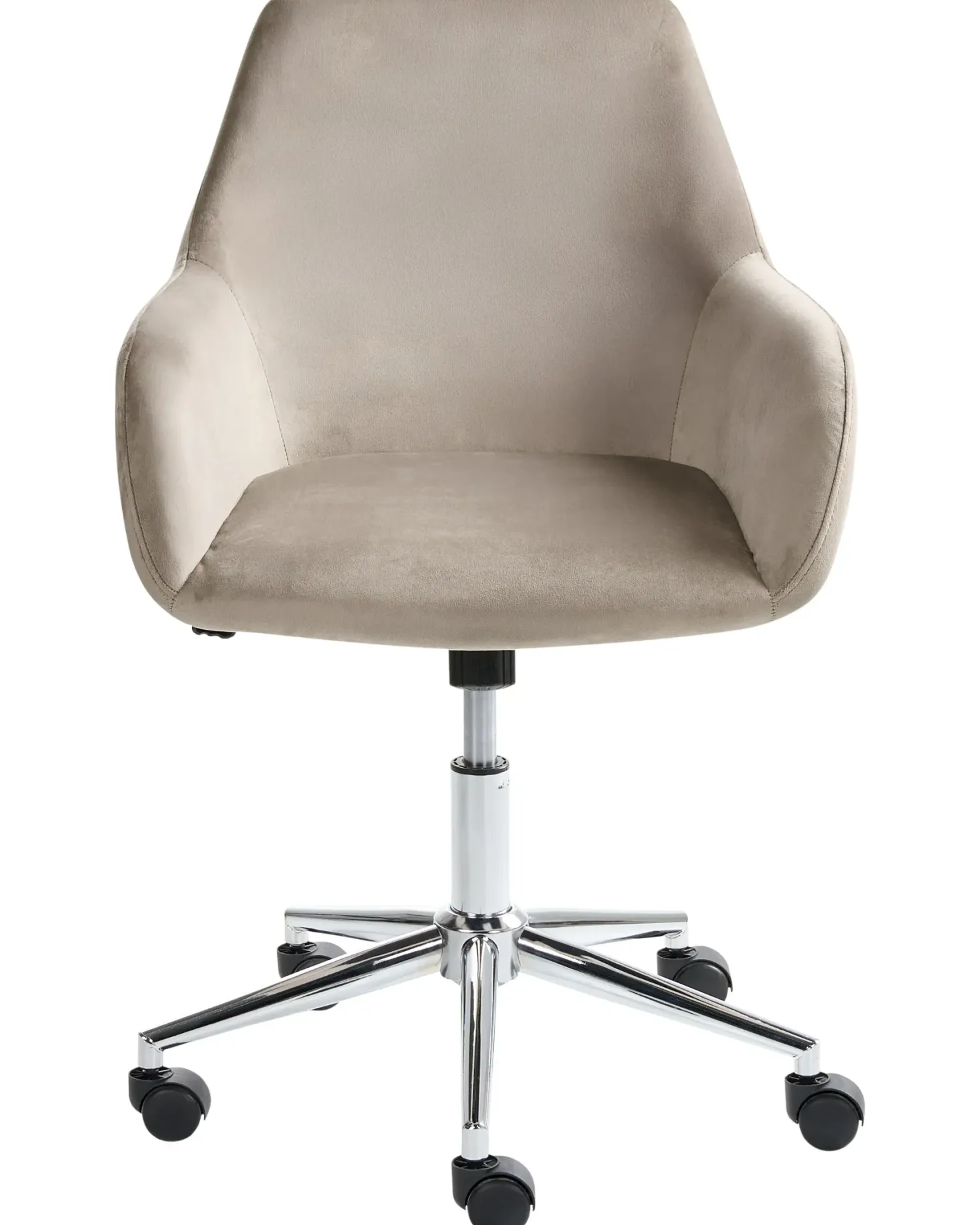 Kontorstol WELLSTON Velour Brungrå