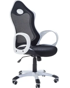 Kontorstol iCHAIR Sort/hvid