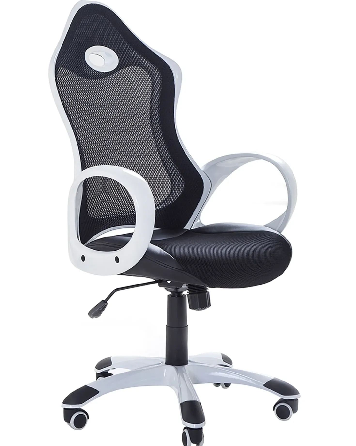 Kontorstol iCHAIR Sort/hvid