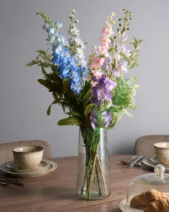 Kunstig blomsterbuket ACHETE 80 cm Multifarvet