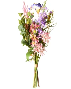 Kunstig blomsterbuket ARGALO 80 cm Multifarvet