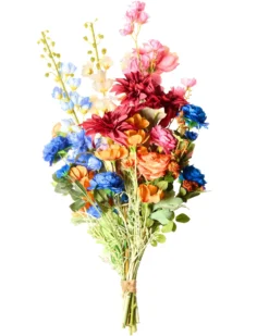 Kunstig blomsterbuket GRADIL 75 cm Multifarvet