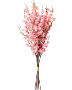 Kunstig blomsterbuket NEBRA 95 cm Lyserød