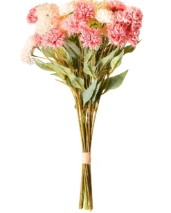 Kunstig blomsterbuket SILVEIRA 60 cm Lyserød