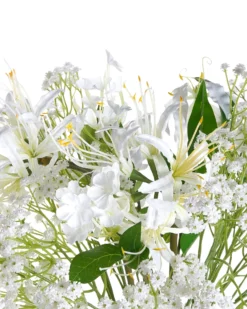 Kunstig blomsterbuket VEIROS 38 cm Hvid