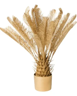 Kunstig plante ARECA PALM TREE 70 cm Guld