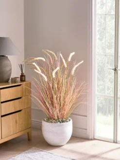 Kunstig plante BRISTLEGRASS 120 cm Orange