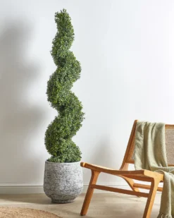 Kunstig plante BUXUS SPIRAL TREE 158 cm Grøn