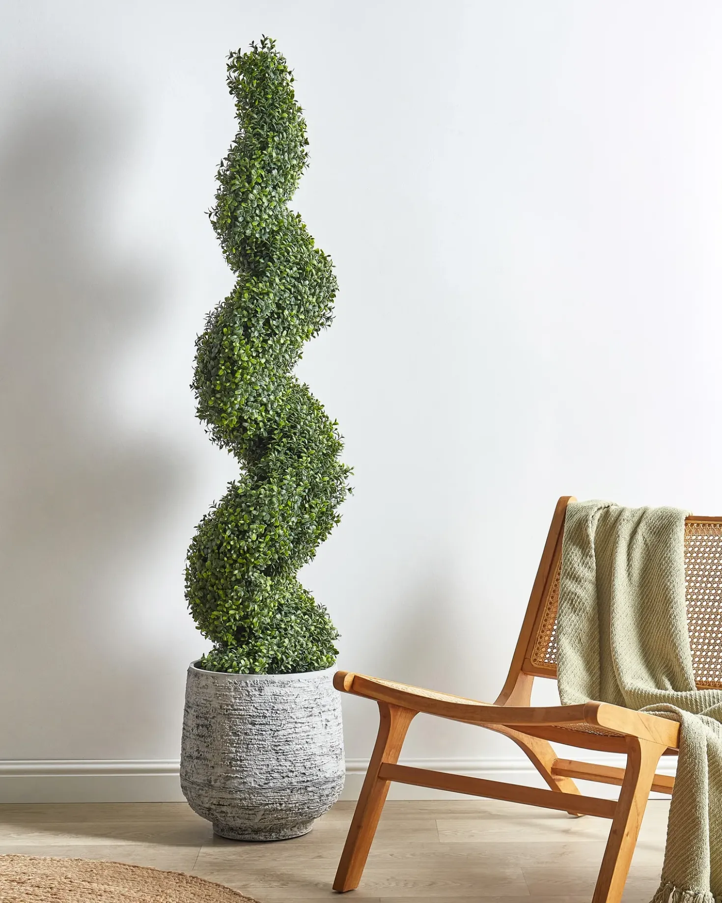 Kunstig plante BUXUS SPIRAL TREE 158 cm Grøn