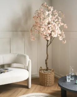 Kunstig plante CHERRY TREE 190 cm Lyserød