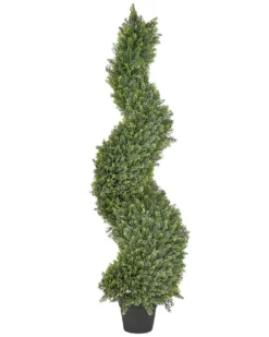 Kunstig plante CYPRESS SPIRAL TREE 126 cm Grøn