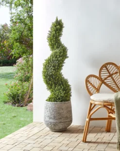 Kunstig plante CYPRESS SPIRAL TREE 126 cm Grøn