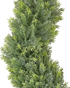 Kunstig plante CYPRESS SPIRAL TREE 126 cm Grøn