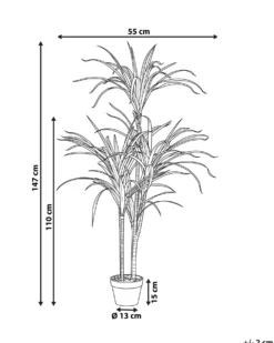 Kunstig plante DRACAENA ANITA 147 cm Grøn