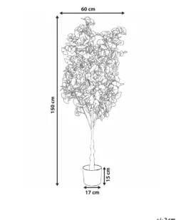 Kunstig plante GINKGO TREE 150 cm Grøn
