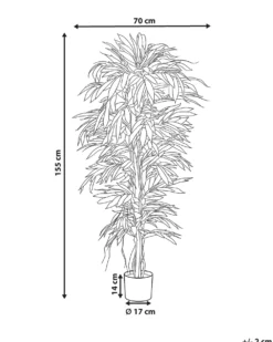 Kunstig plante LONGIFOLIA 155 cm Grøn