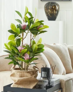 Kunstig plante MAGNOLIA 70 cm Grøn