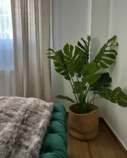 Kunstig plante MONSTERA PLANT 113 cm Grøn