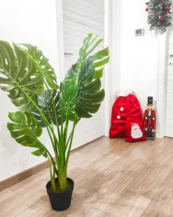Kunstig plante MONSTERA PLANT 113 cm Grøn