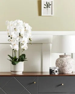 Kunstig plante ORCHID 65 cm Hvid