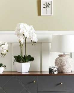 Kunstig plante ORCHID 59 cm Hvid
