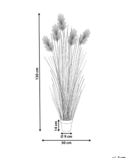 Kunstig plante PAMPAS GRASS 130 cm Grøn