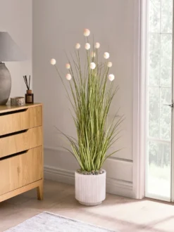 Kunstig plante POMPOM GRASS 120 cm Grøn