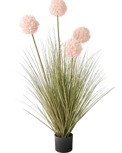 Kunstig plante SNOWBALL BUSH 120 cm Lyserød
