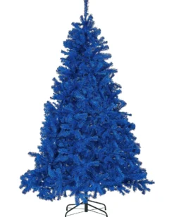 Kunstigt juletræ FARNHAM 210 cm Blå