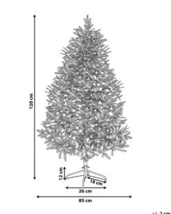 Kunstigt juletræ HUXLEY 120 cm Grøn
