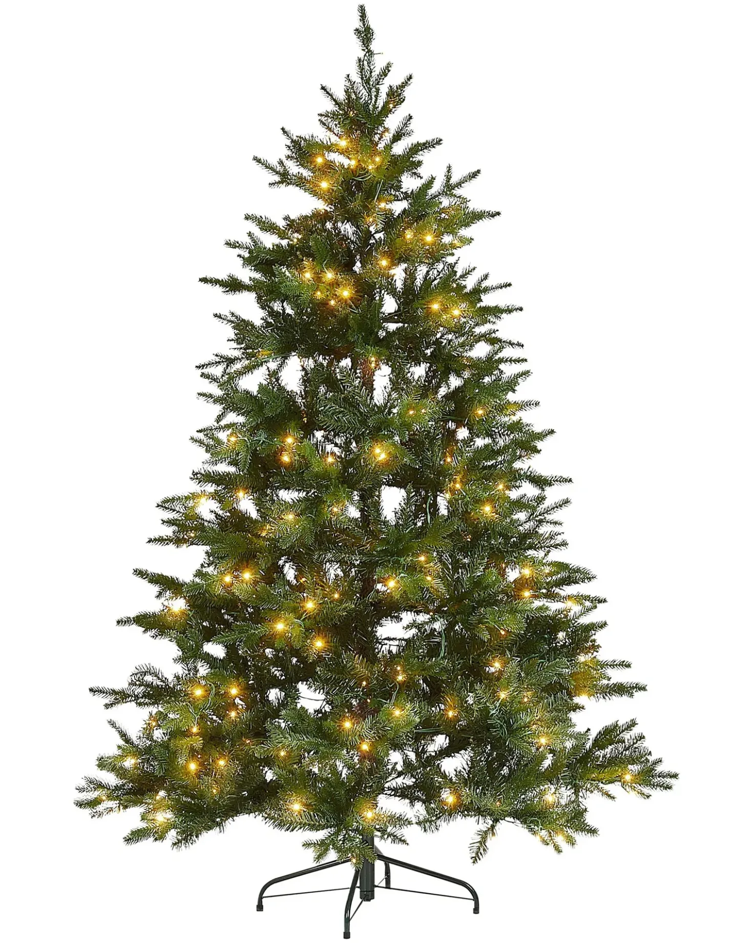 Kunstigt juletræ LED FIDDLE 180 cm Grøn