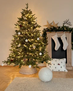 Kunstigt juletræ LED FIDDLE 180 cm Grøn