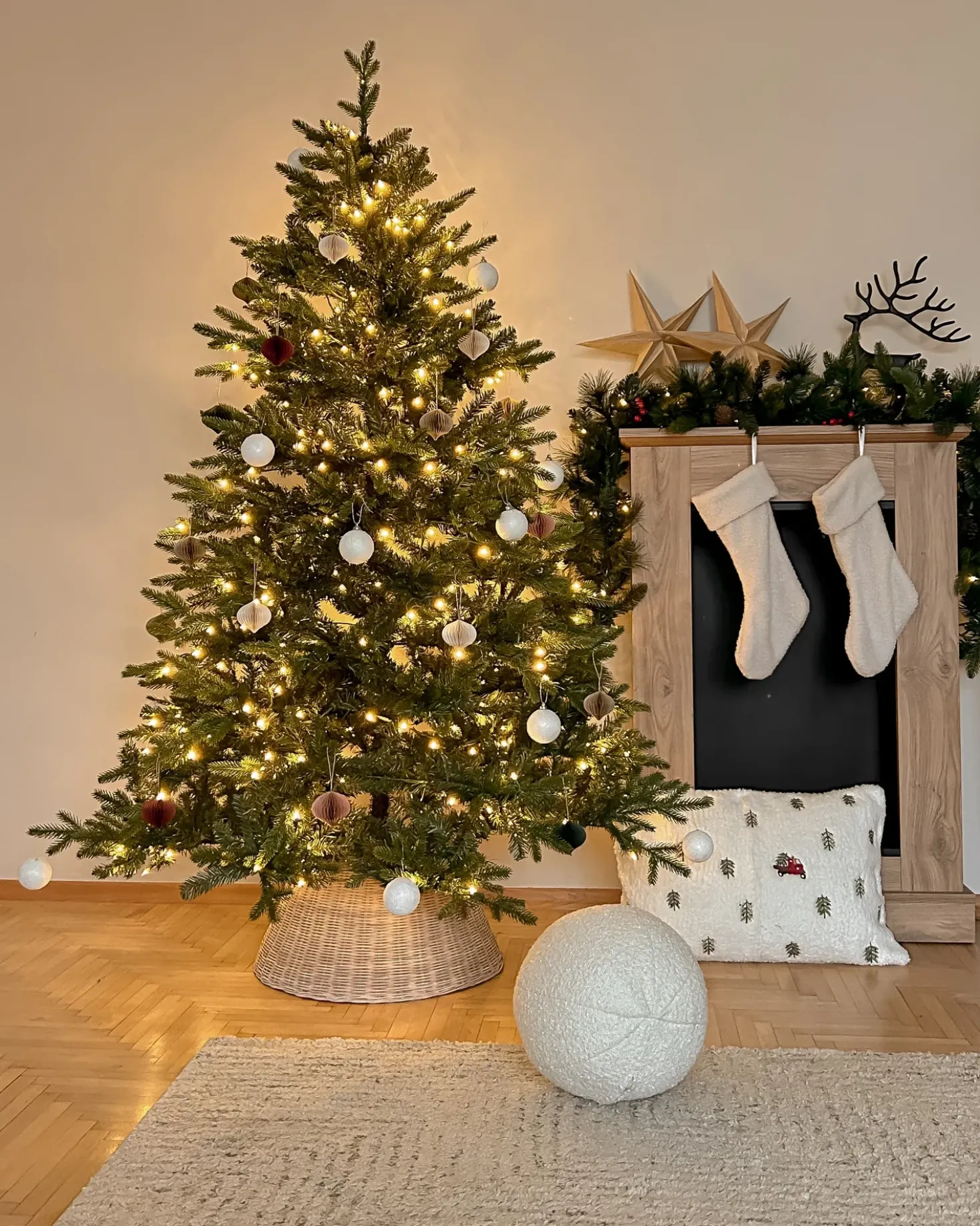Kunstigt juletræ LED FIDDLE 180 cm Grøn