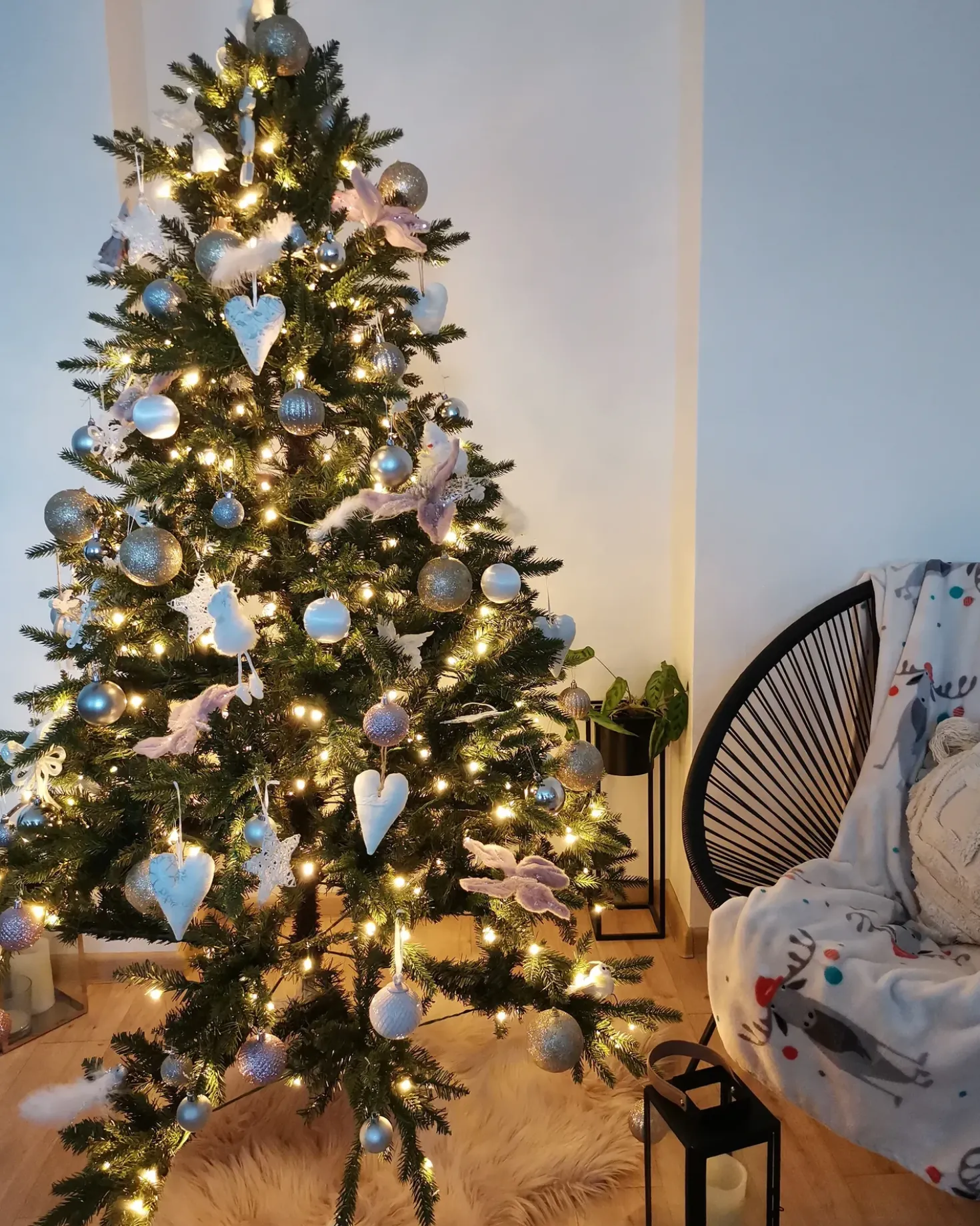 Kunstigt juletræ LED FIDDLE 180 cm Grøn