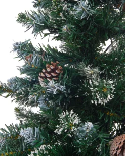 Kunstigt juletræ LED PALOMAR 120 cm Mørkegrøn
