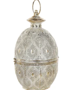 Lanterne AMORGOS Metal 34 cm Guld