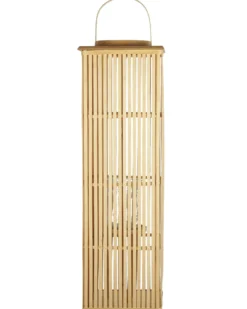 Lanterne BALABAC Bambus 88 cm Lysebrun