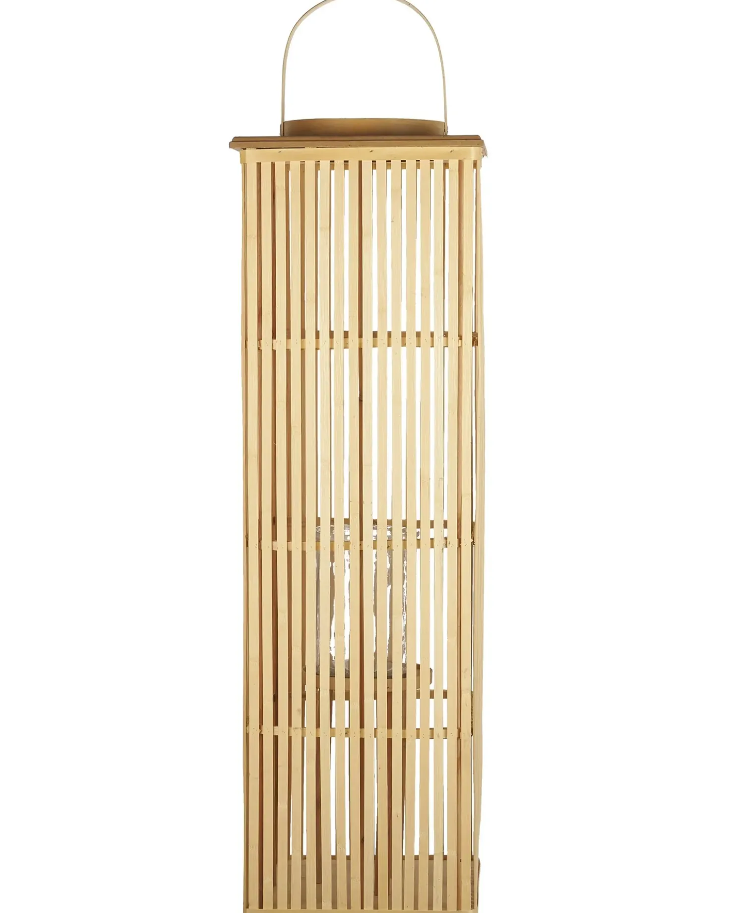Lanterne BALABAC Bambus 88 cm Lysebrun
