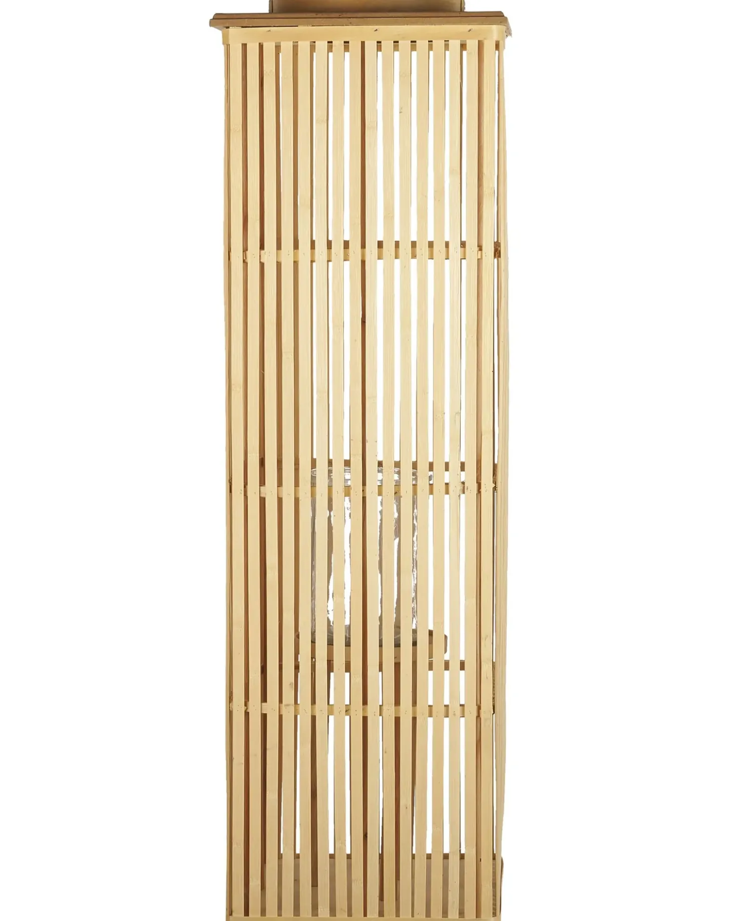 Lanterne BALABAC Bambus 88 cm Lysebrun