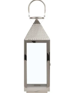 Lanterne BALI Rustfrit stål 55 cm Sølv