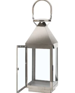 Lanterne BALI Rustfrit stål 40 cm Sølv