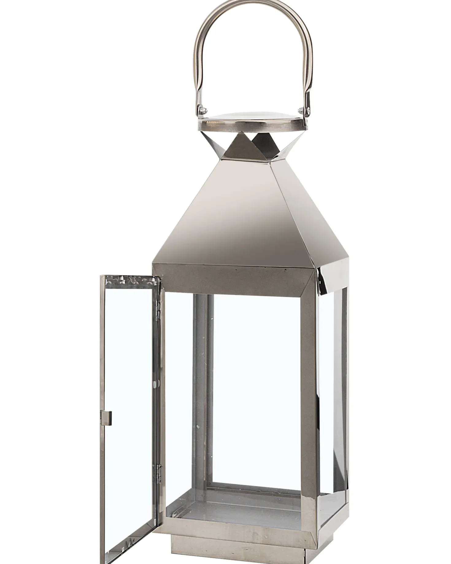 Lanterne BALI Rustfrit stål 40 cm Sølv